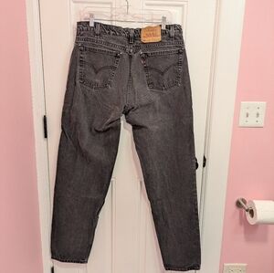 Levi's Black Vintage Straight-Leg Men's Jeans